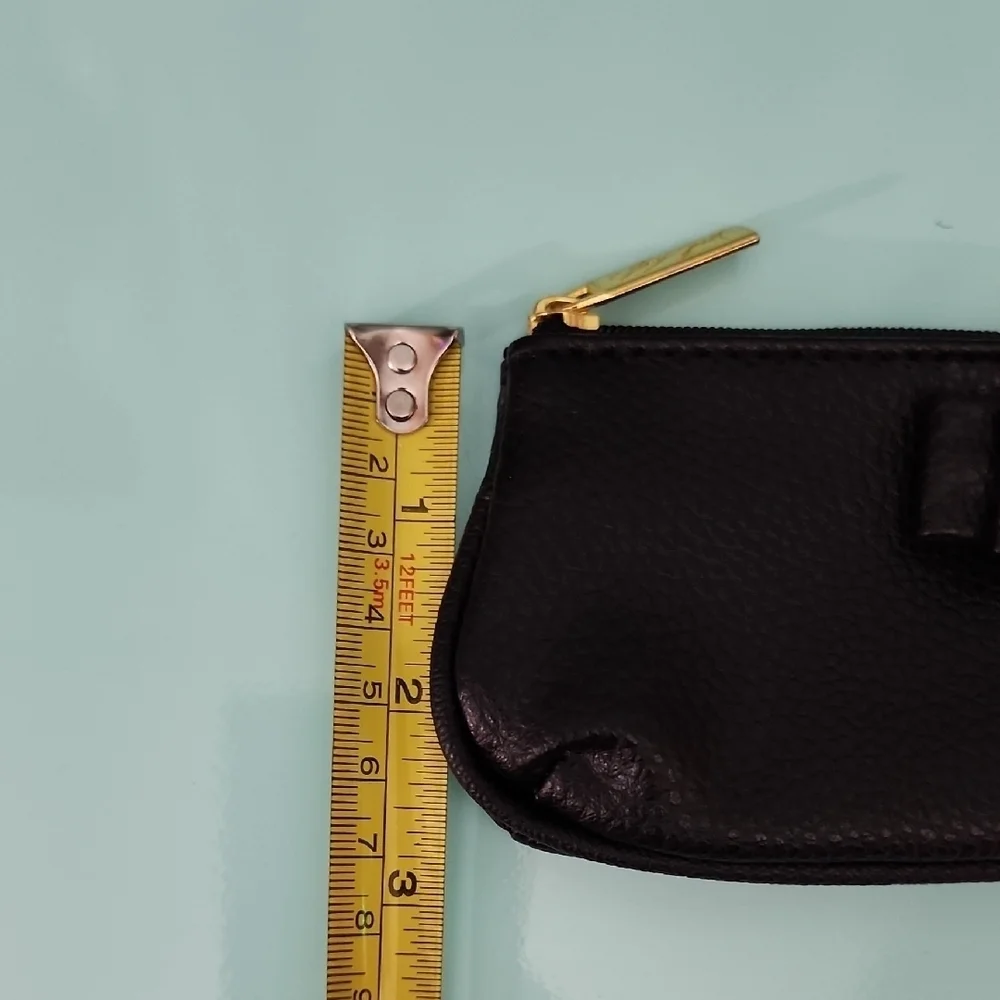 Lord & Taylor Cosmetic Pouch with Gold Accent